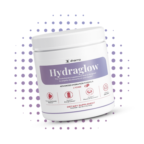 Hydraglow Powder (Lychee) | Daily Hydration and Energy