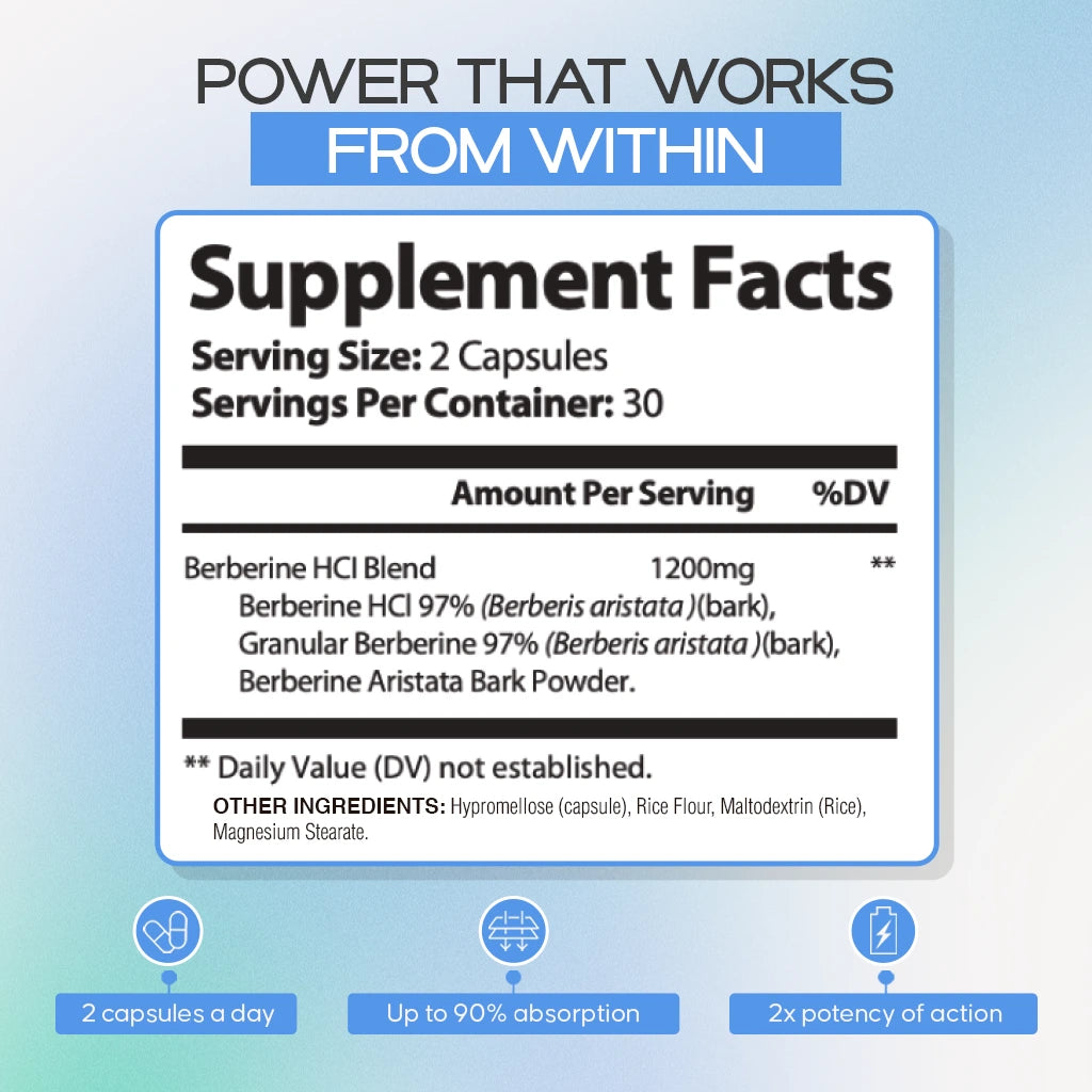 Berberine Plus | Maximum Metabolic Control and Weight Loss*