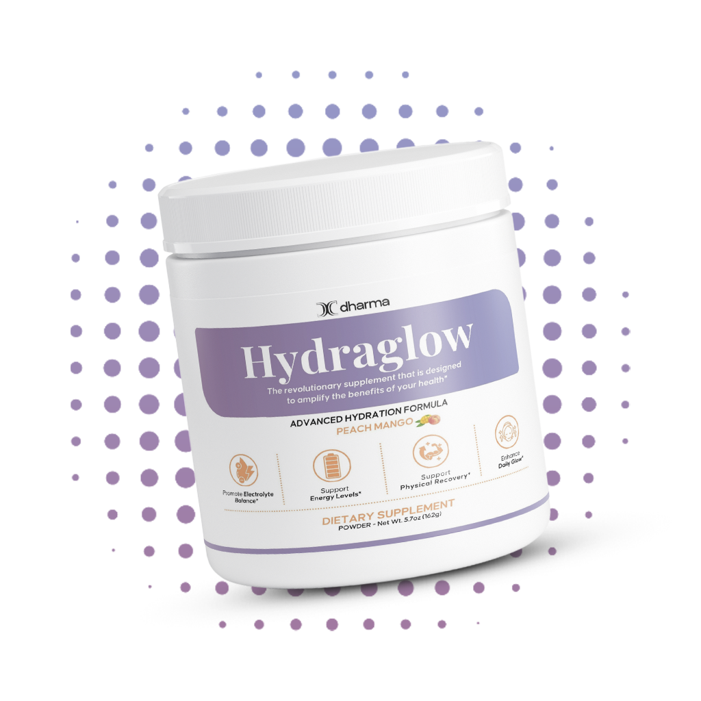 Hydraglow Powder (Peach Mango) | Daily Hydration and Energy