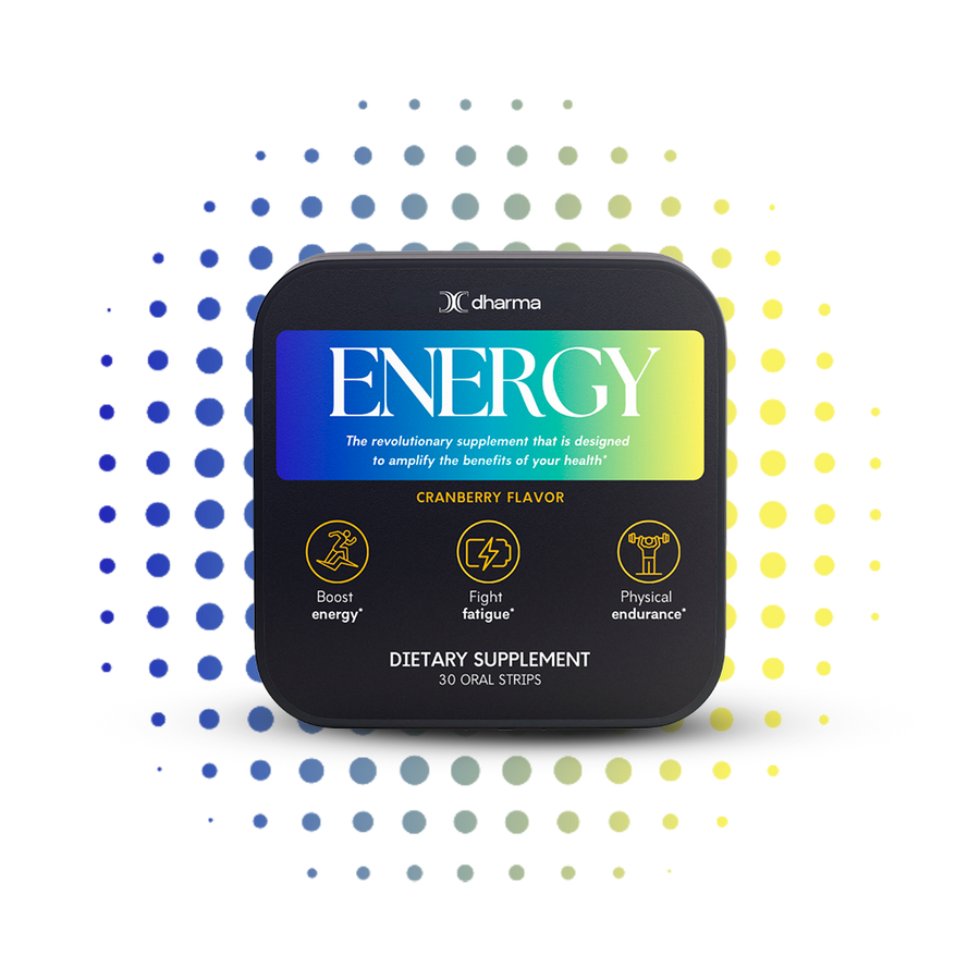 Energy Oral Strips – Green Tea Caffeine, L-Theanine & B12