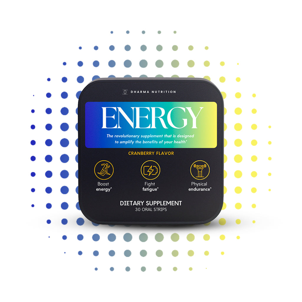 Energy Oral Strips – Green Tea Caffeine, L-Theanine & B12 | No Crash