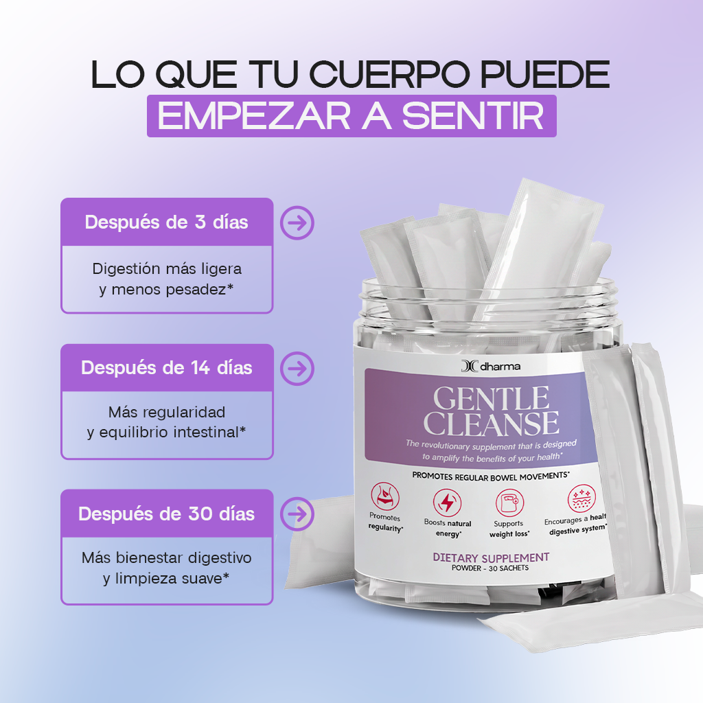 Colon Gentle Cleanse – Fiber & Enzyme Digestive Support Supplement