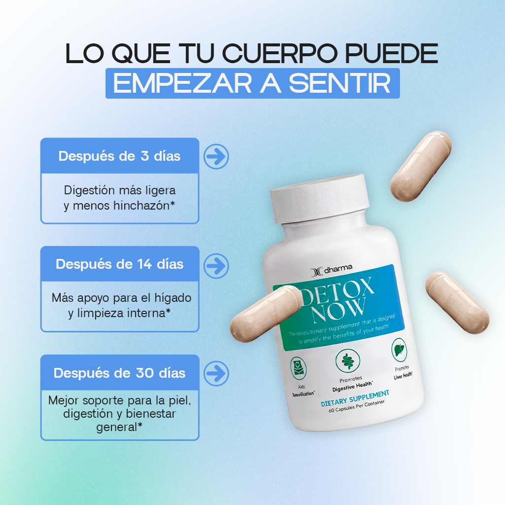 Detox Now – Natural Liver Cleanse & Full Body Detox Supplement