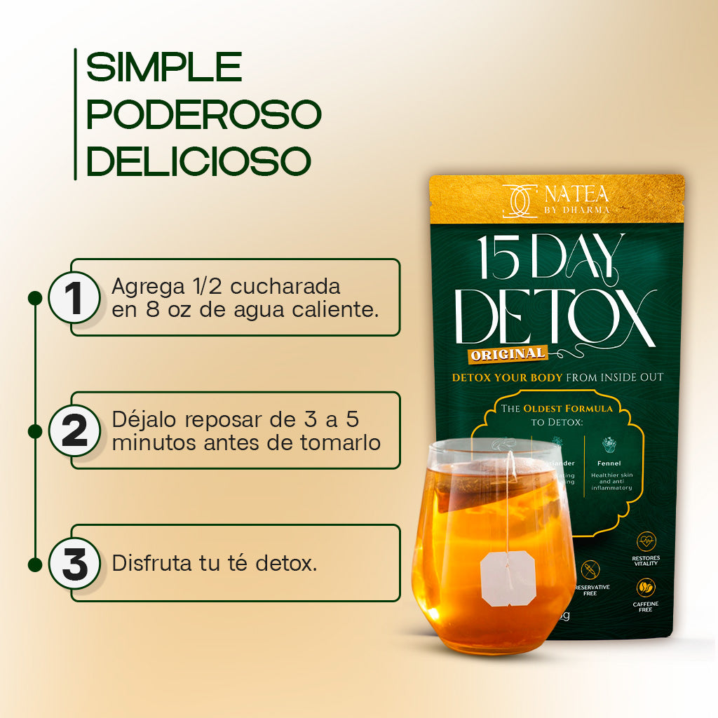 Original Detox Tea – Caffeine-Free Herbal Blend for Digestion & Bloating Relief