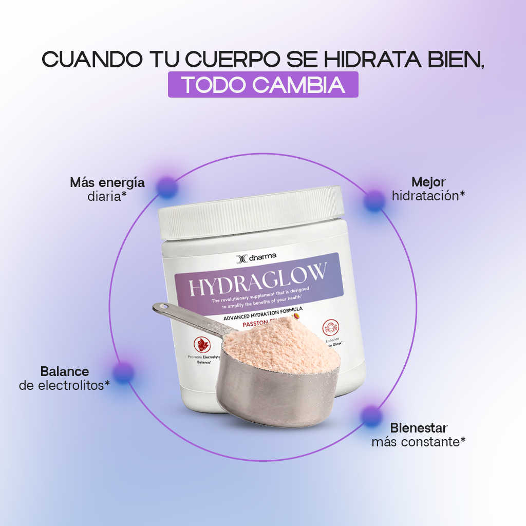 Hydraglow Powder (Passion Fruit) - Daily Hydration & Energy Support