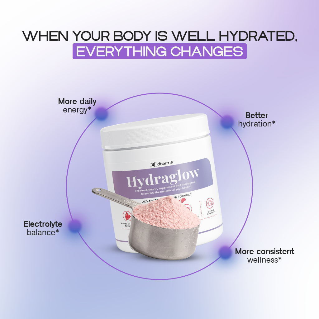 Hydraglow Powder (Lychee) | Daily Hydration and Energy