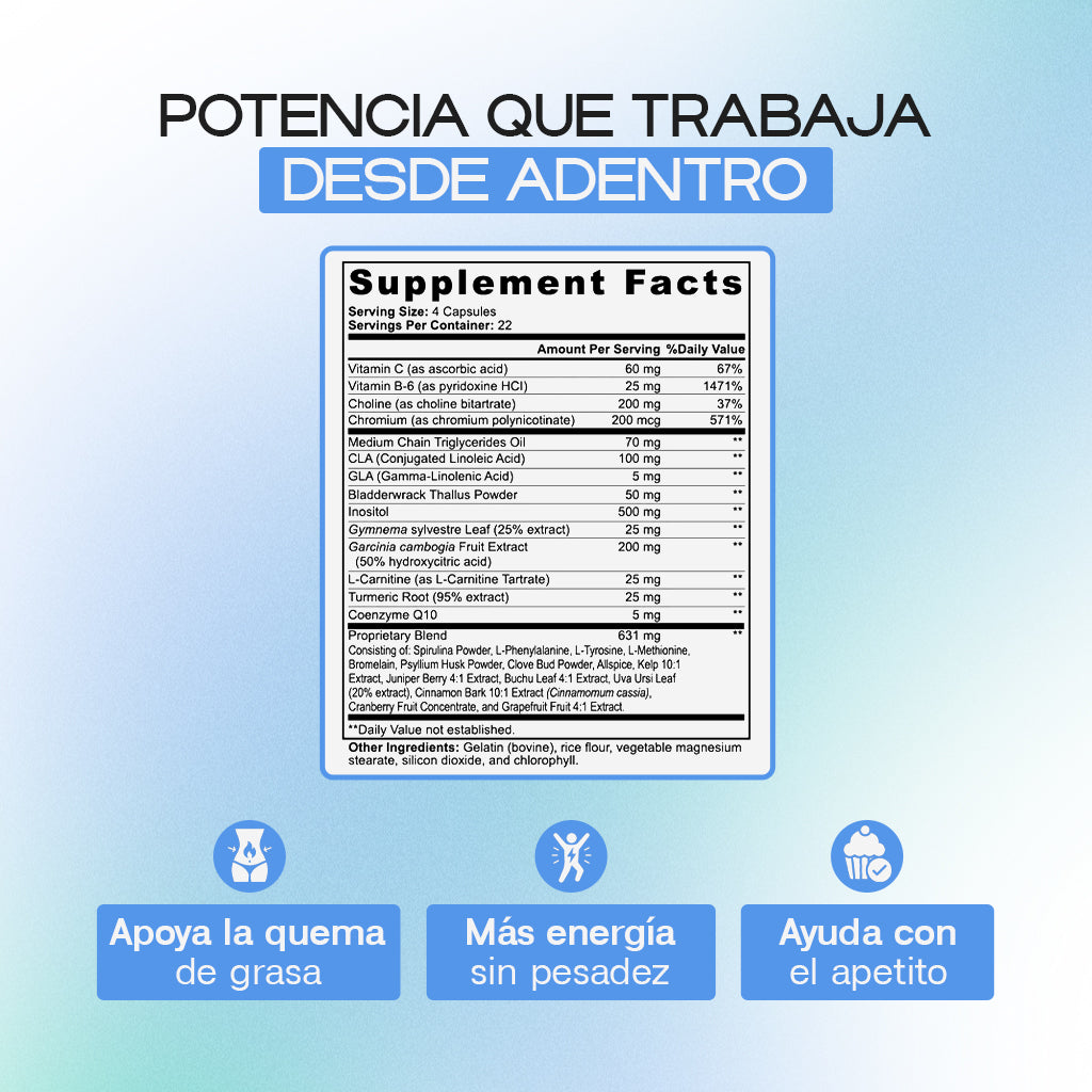 MCT Fat Burner with L-Carnitine & Appetite Control
