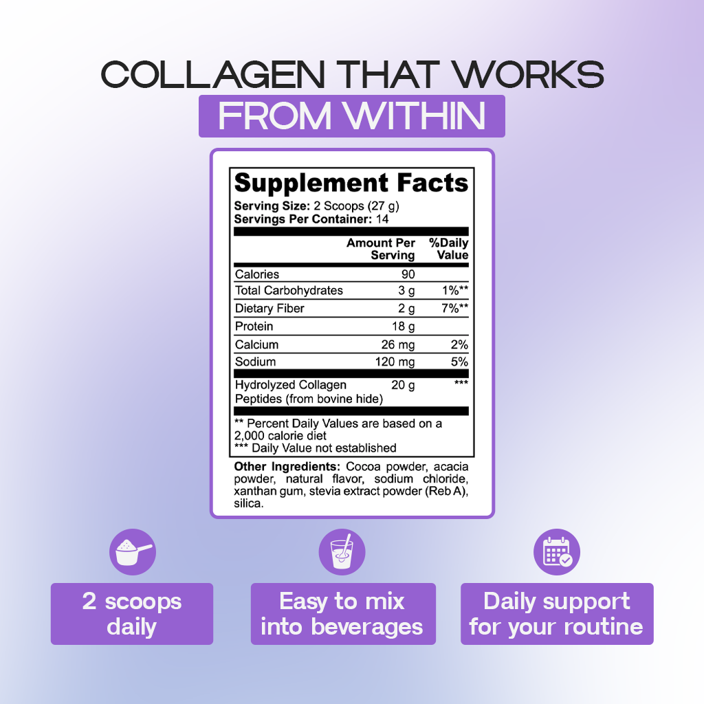 Chocolate - Collagen Peptides | Skin, Hair and Joint Support