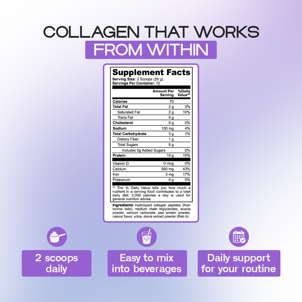 Vanilla - Collagen Peptides | Skin, Hair and Joint Support