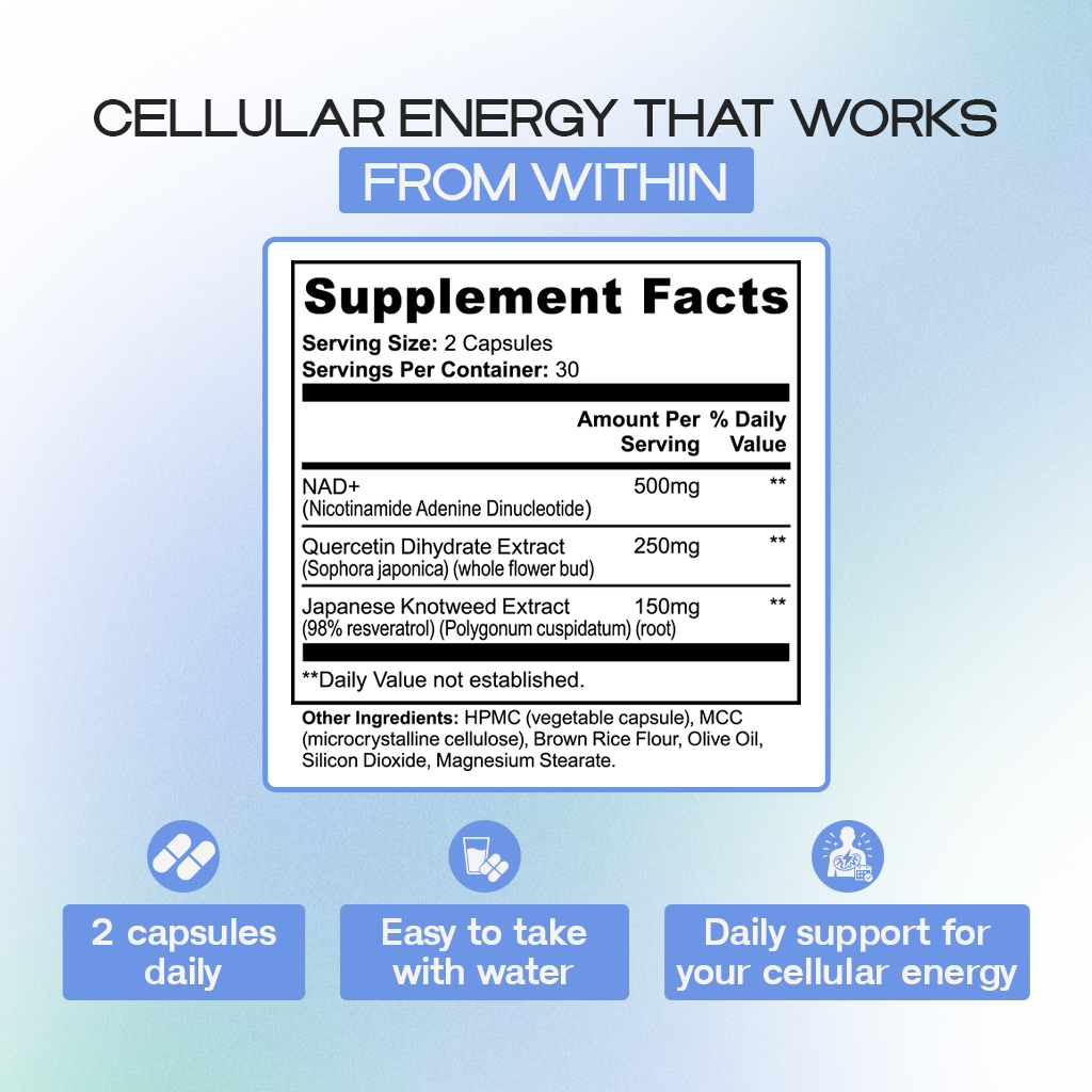 NAD+ | Cellular Energy and Anti-Aging Support