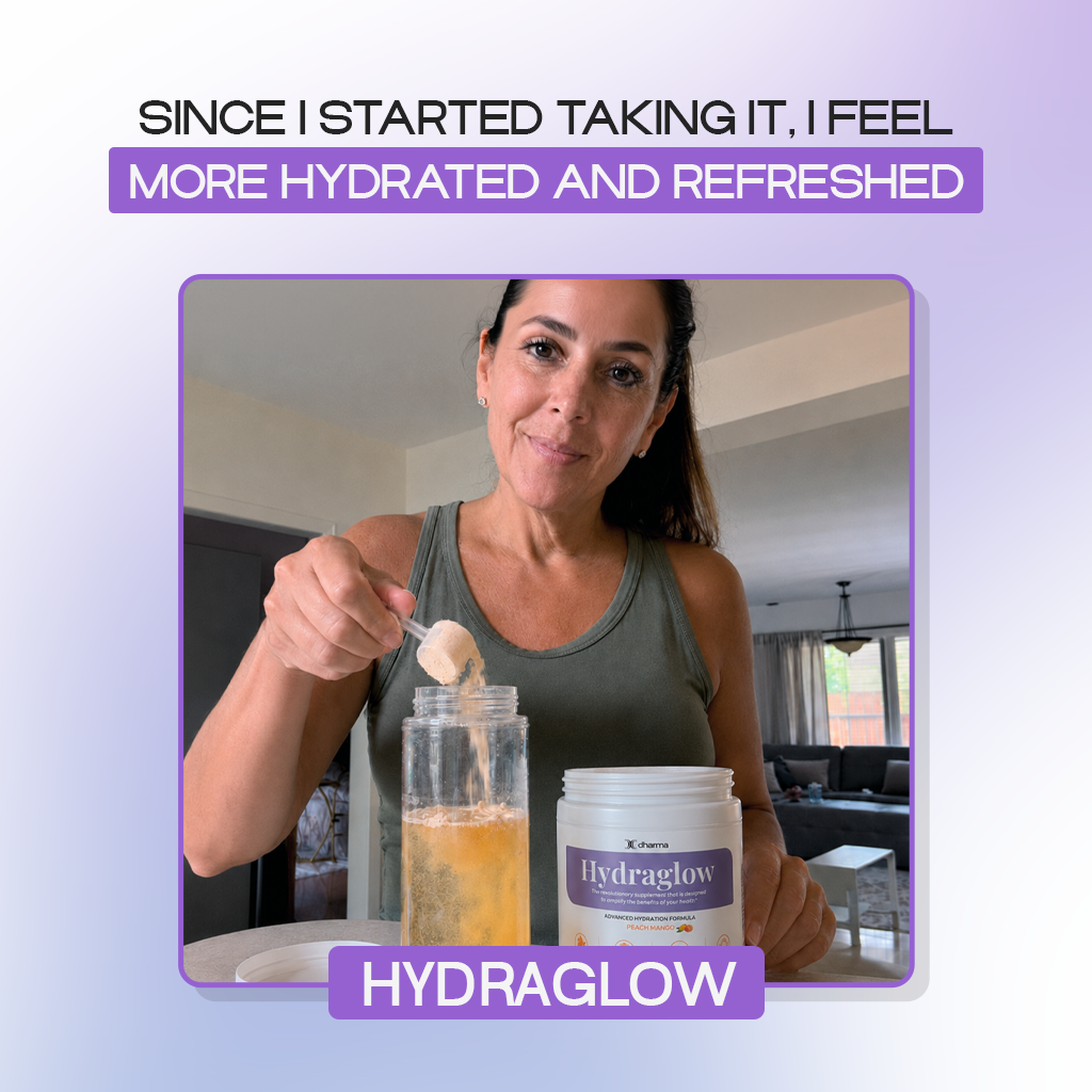 Hydraglow Powder (Peach Mango) | Daily Hydration and Energy