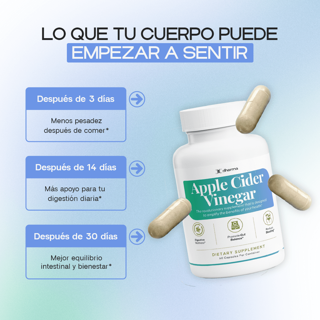 Apple Cider Vinegar Capsules - Dharma Nutrition Clinic