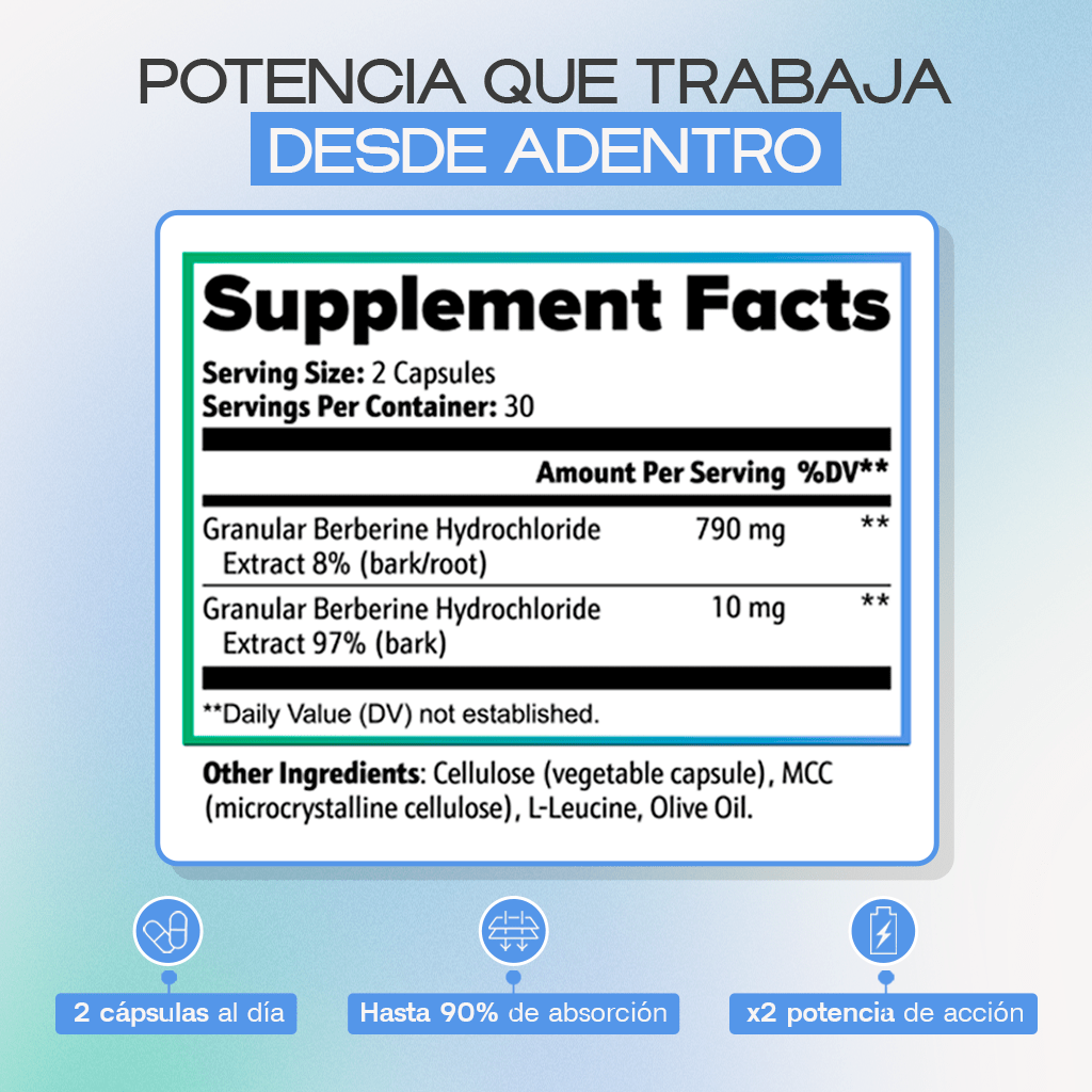 Berberine Plus | Máximo Control Metabólico y Pérdida de Peso - Dharma Nutrition Clinic