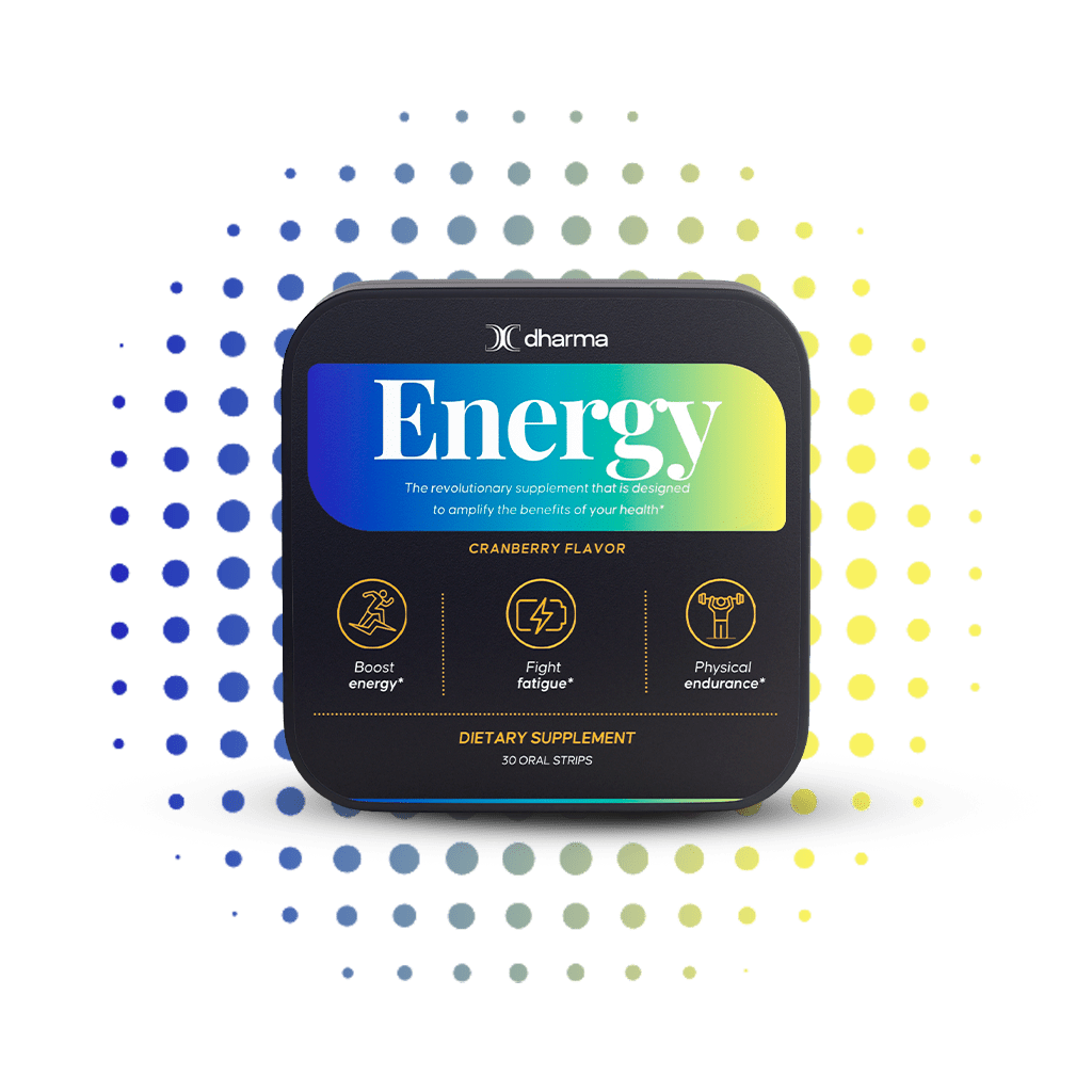 Energy Oral Strips – Green Tea Caffeine, L-Theanine & B12 - Dharma Nutrition Clinic