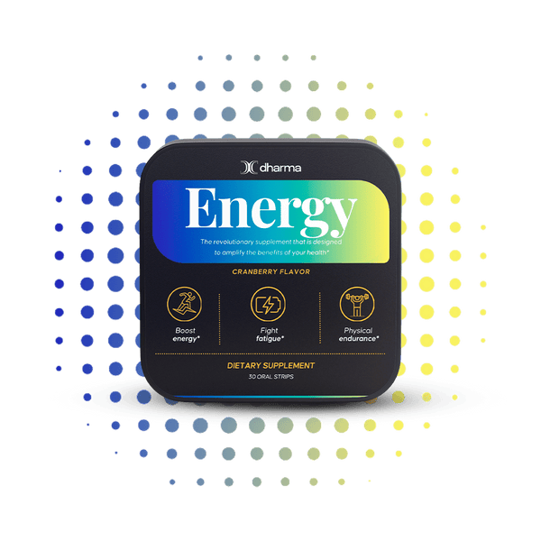 Energy Oral Strips – Green Tea Caffeine, L-Theanine & B12 - Dharma Nutrition Clinic