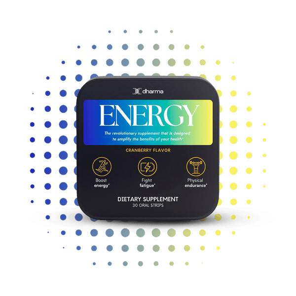 Energy Oral Strips – Green Tea Caffeine, L-Theanine & B12 - Dharma Nutrition Clinic