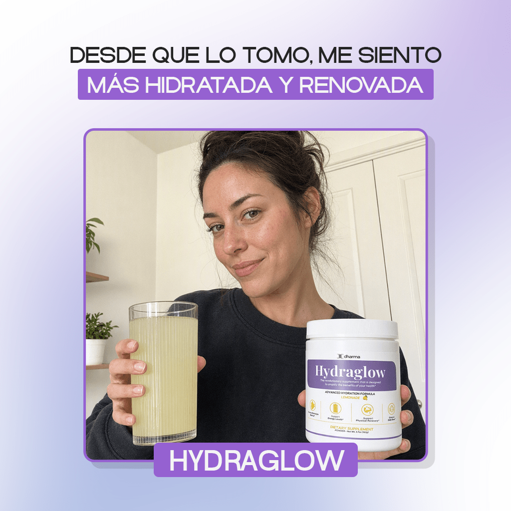 Hydraglow Powder (Lemonade) | Hidratación y Energía Diaria - Dharma Nutrition Clinic