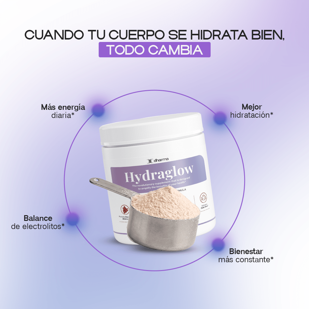 Hydraglow Powder (Passion Fruit) - Daily Hydration & Energy Support - Dharma Nutrition Clinic