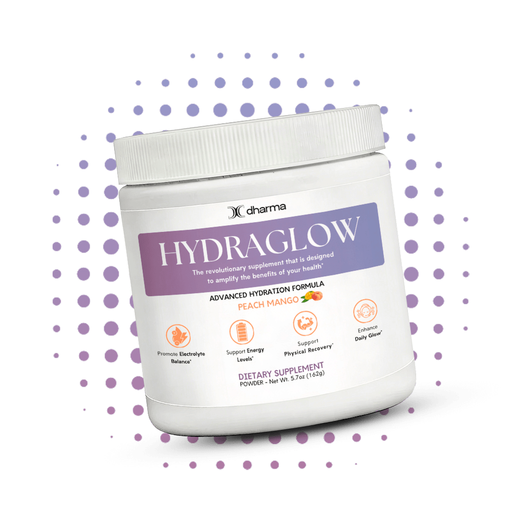 Hydraglow Powder (Peach Mango) - Dharma Nutrition Clinic
