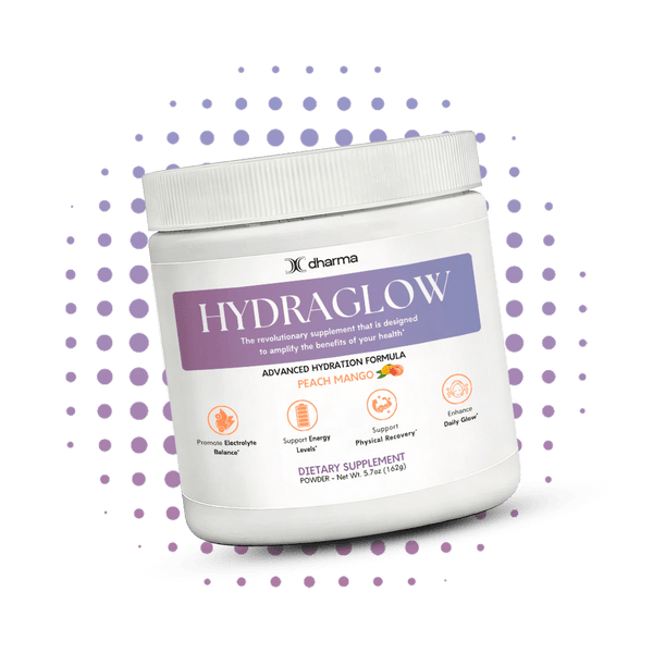 Hydraglow Powder (Peach Mango) - Dharma Nutrition Clinic