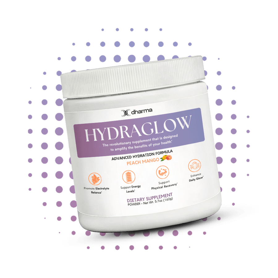 Hydraglow Powder (Peach Mango) - Dharma Nutrition Clinic
