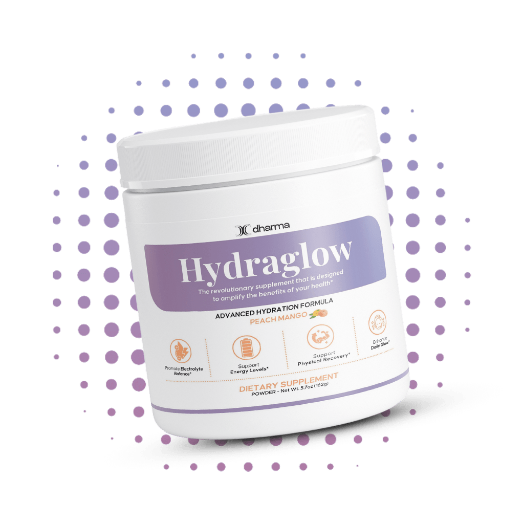 Hydraglow Powder (Peach Mango) - Dharma Nutrition Clinic