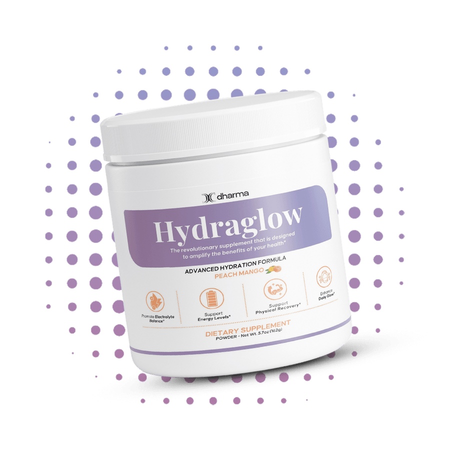 Hydraglow Powder (Peach Mango) - Dharma Nutrition Clinic