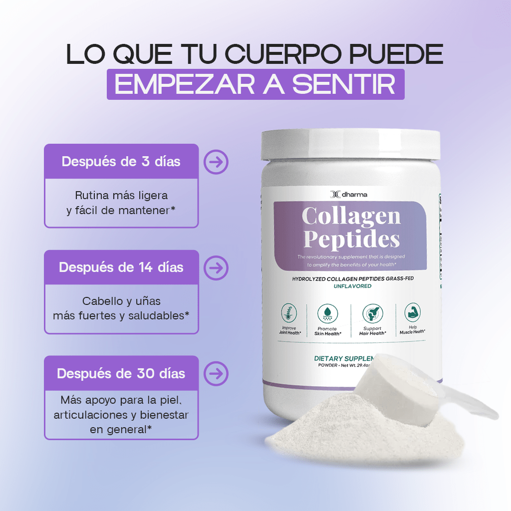 Hydrolyzed Collagen Peptides Powder – Unflavored, Grass-Fed Bovine - Dharma Nutrition Clinic