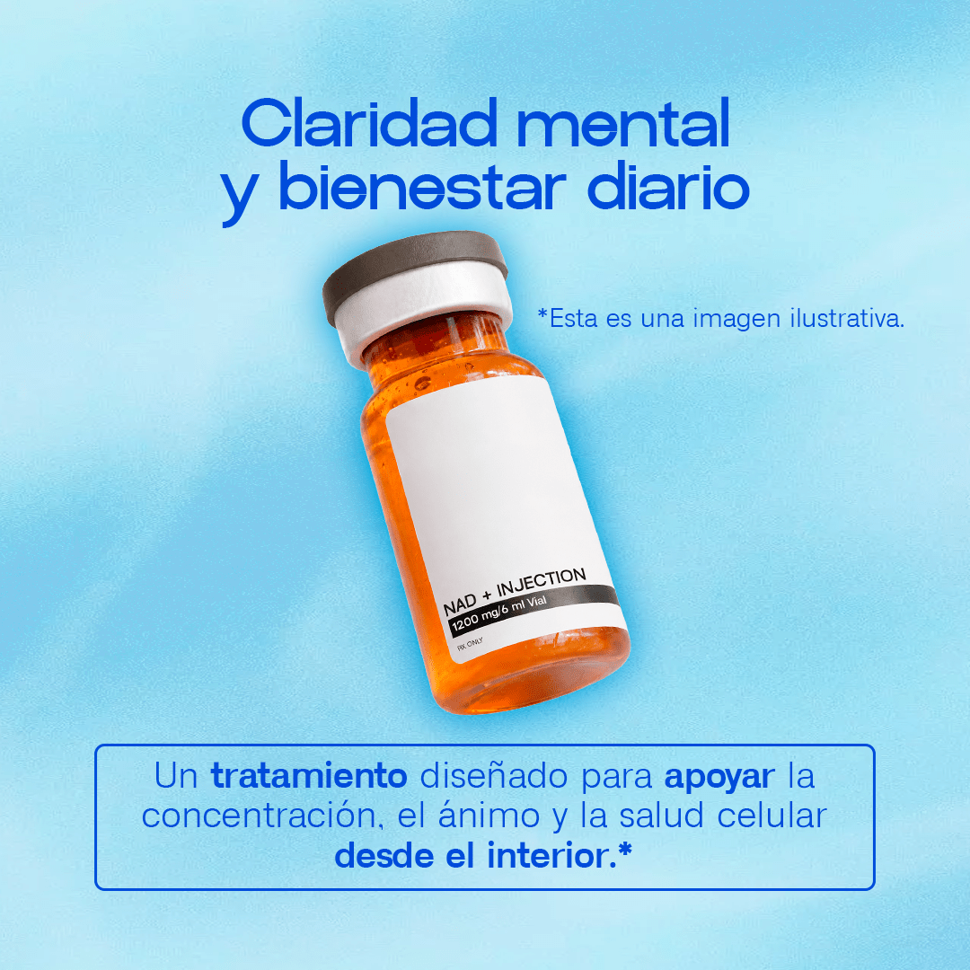 Inyección NAD+ 🧬 - Dharma Nutrition Clinic