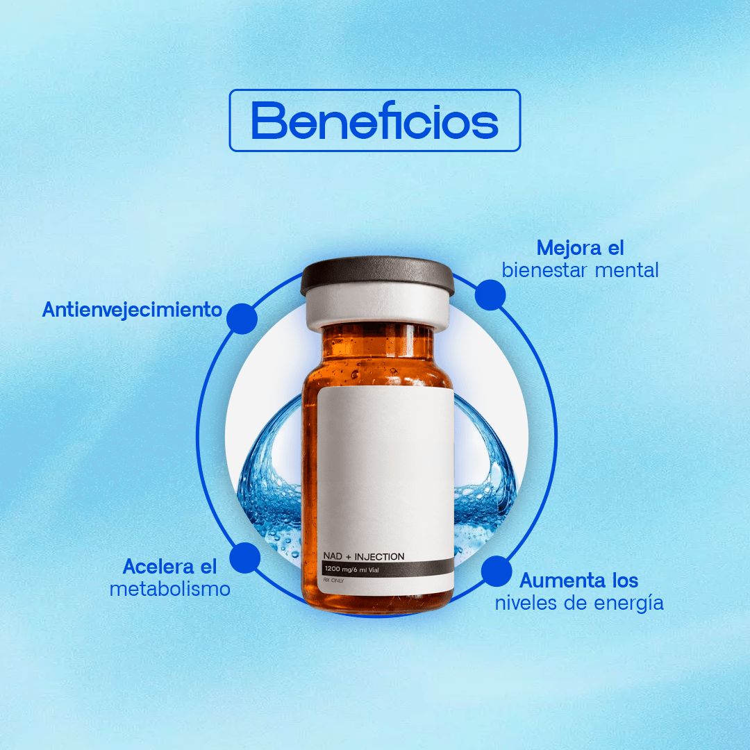 Inyección NAD+ 🧬 - Dharma Nutrition Clinic