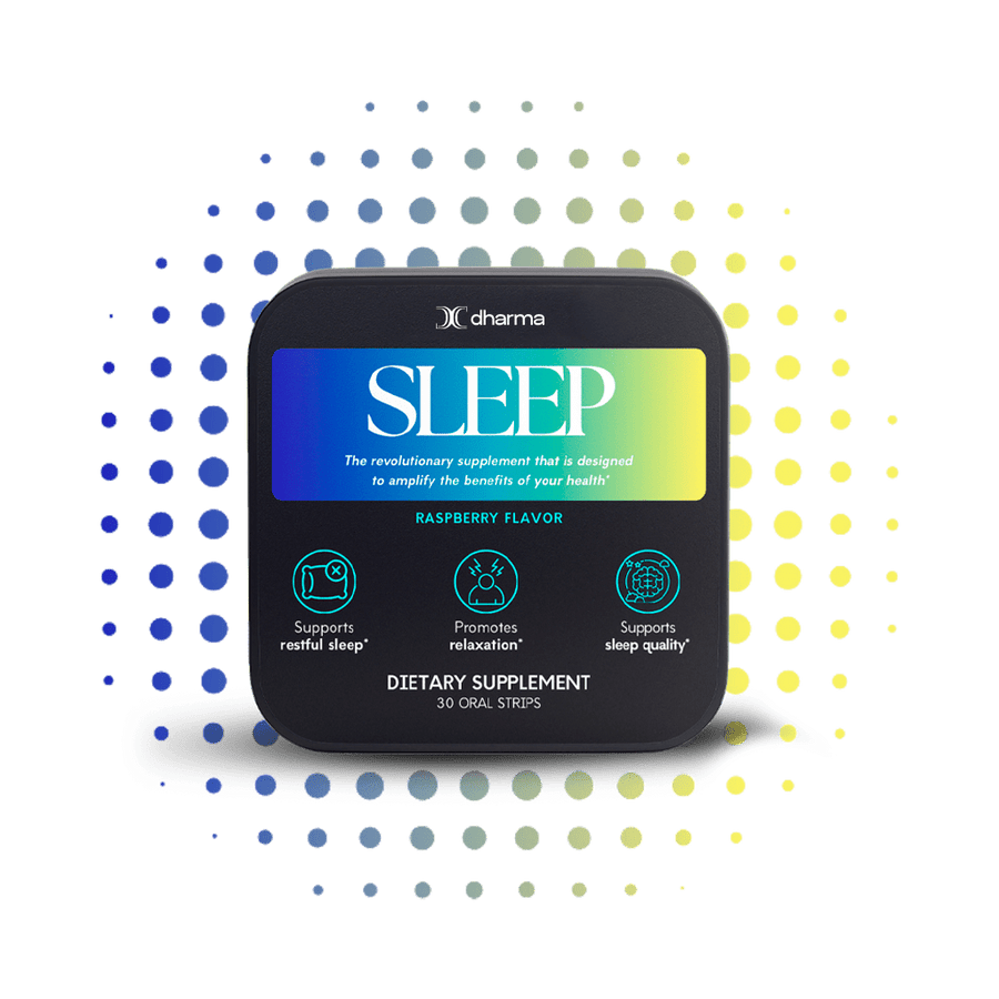 Sleep Oral Strips with Melatonin, Valerian Root & Chamomile - Dharma Nutrition Clinic