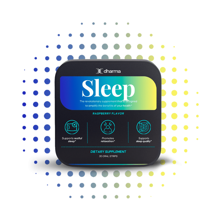 Sleep Oral Strips with Melatonin, Valerian Root & Chamomile - Dharma Nutrition Clinic