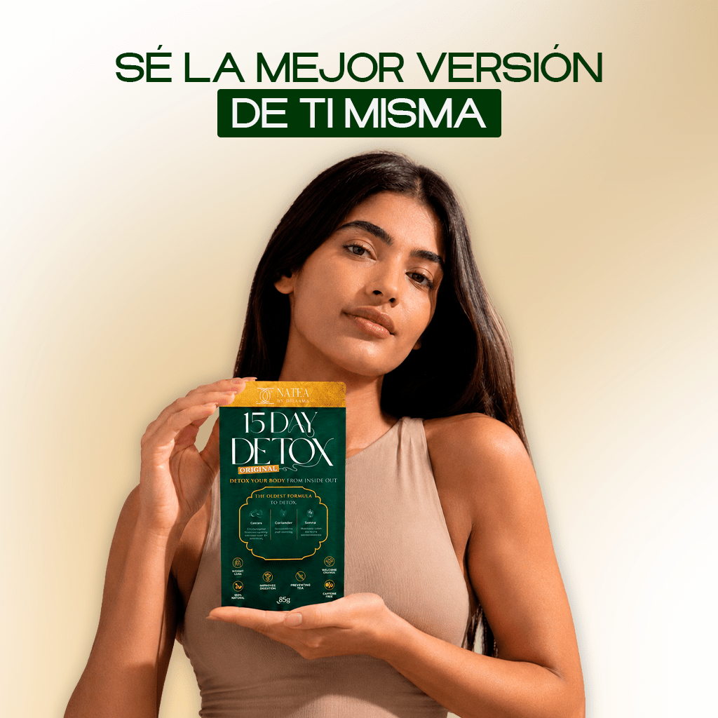 Woman enjoying CCF Detox Tea for daily wellness