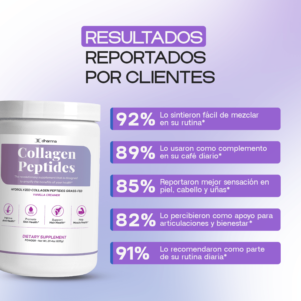 Vanilla - Collagen Peptides Creamer Grass-Fed Powder - Dharma Nutrition Clinic