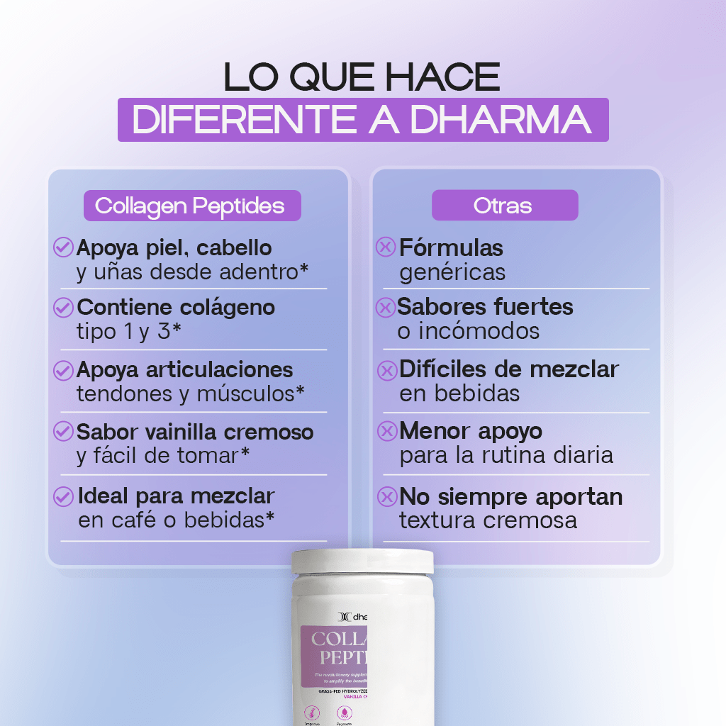 Vanilla - Collagen Peptides Creamer Grass-Fed Powder - Dharma Nutrition Clinic
