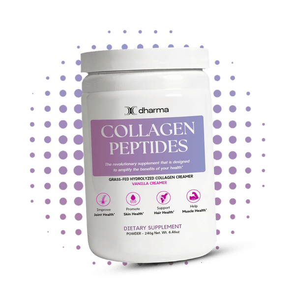 Vanilla - Collagen Peptides Creamer Grass-Fed Powder - Dharma Nutrition Clinic