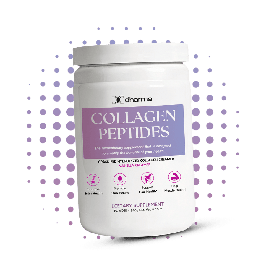 Vanilla - Collagen Peptides Creamer Grass-Fed Powder - Dharma Nutrition Clinic