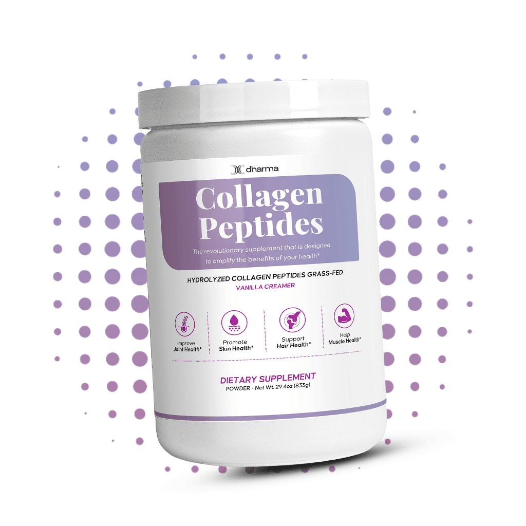 Vanilla - Collagen Peptides Creamer Grass-Fed Powder - Dharma Nutrition Clinic