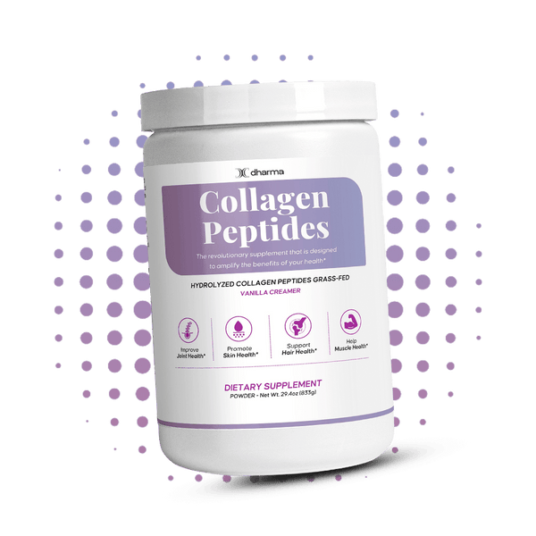 Vanilla - Collagen Peptides Creamer Grass-Fed Powder - Dharma Nutrition Clinic