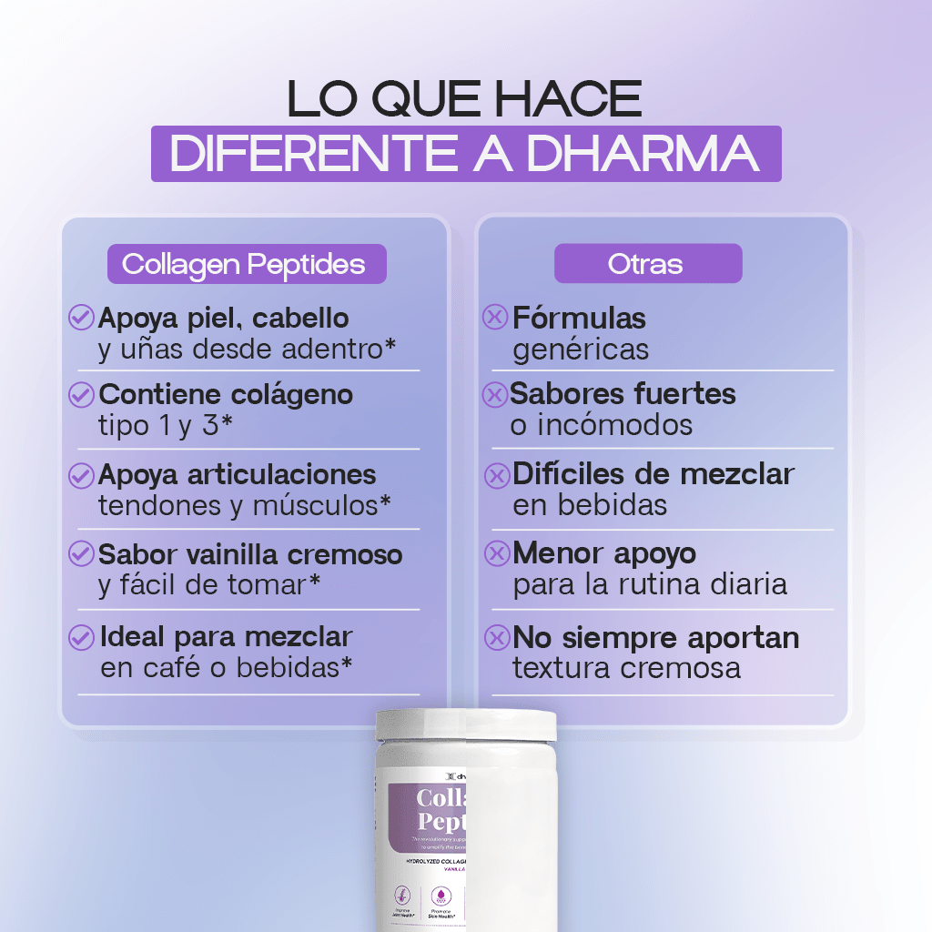 Vanilla - Collagen Peptides Creamer Grass-Fed Powder - Dharma Nutrition Clinic