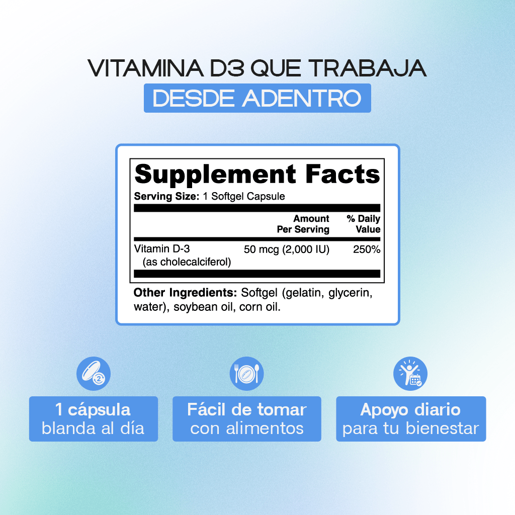 Vitamin D3 – Bone, Mood & Energy Support - Dharma Nutrition Clinic