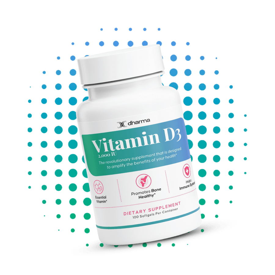 Vitamin D3 – Bone, Mood & Energy Support - Dharma Nutrition Clinic